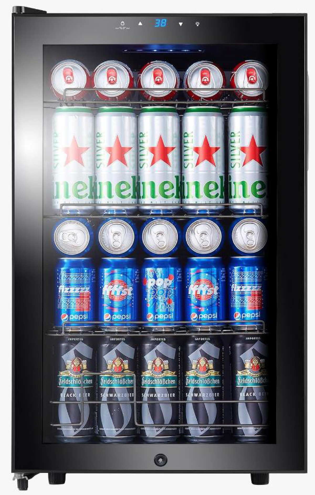 SnoMaster - 68L Counter-Top Beverage Cooler - Black (SMBC-68)