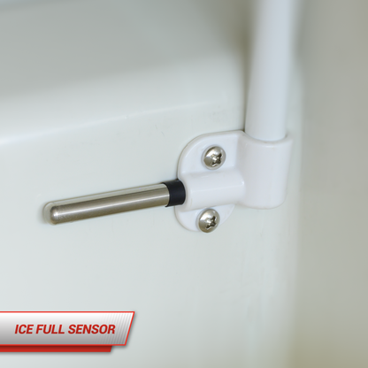 SnoMaster – 50Kg/24Hr Plumbed-In Bullet Type Ice-Maker – Stainless Steel (SMIC-45S)