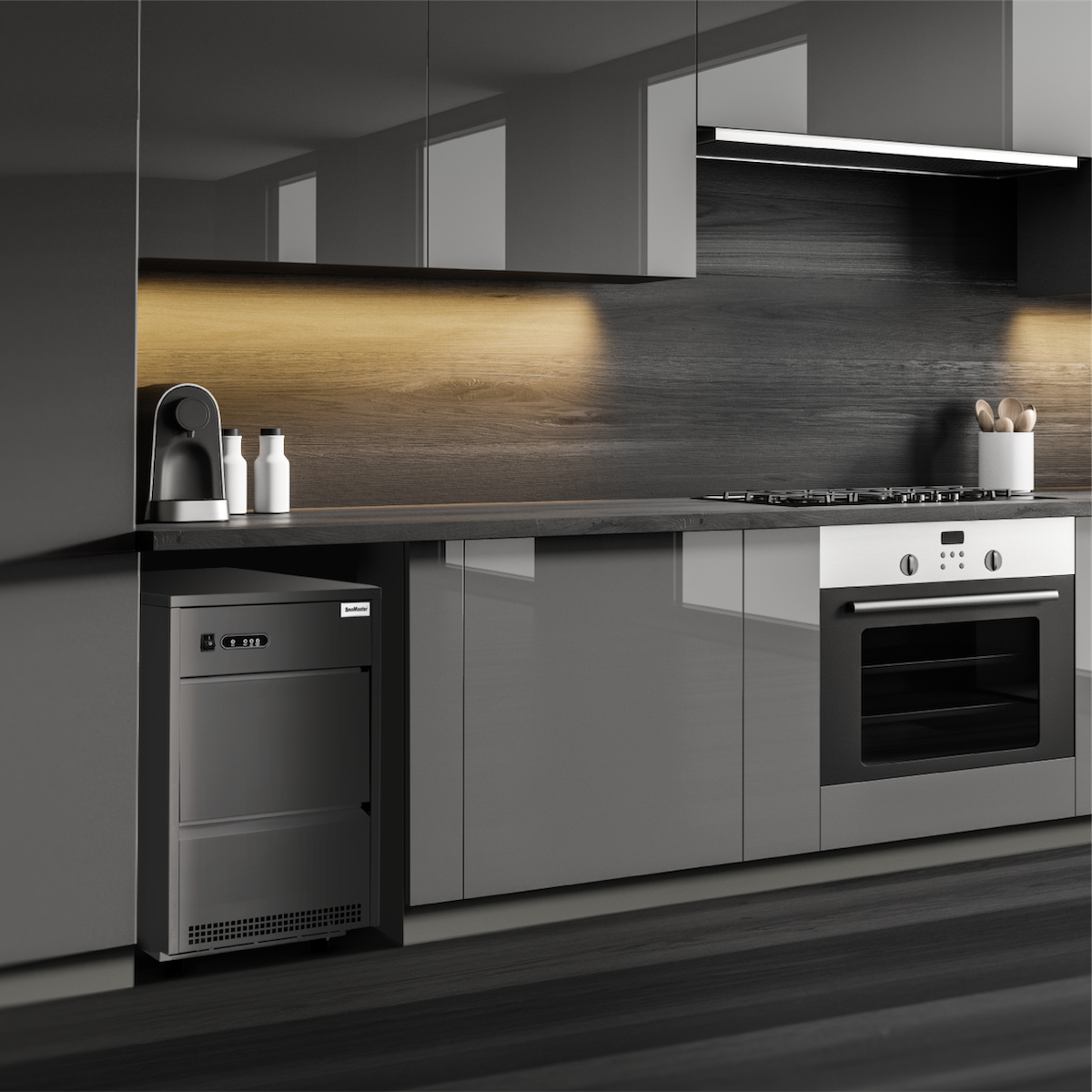 SnoMaster - 26Kg Plumbed-in Bullet Type Ice Maker (SMIC-26)