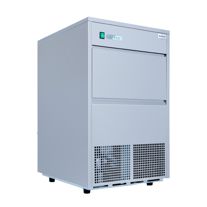 SnoMaster – 50Kg/24Hr Plumbed-In Bullet Type Ice-Maker – Stainless Steel (SMIC-45S)