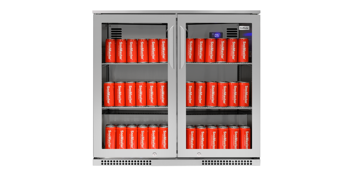 SnoMaster - 200L Under-Counter Beverage Cooler - Stainless Steel (SMBC-200(SS))
