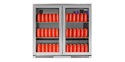 SnoMaster - 200L Under-Counter Beverage Cooler - Stainless Steel (SMBC-200(SS))