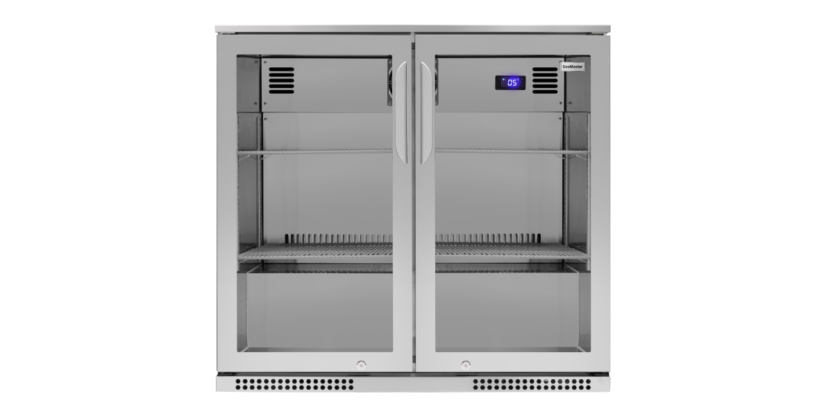 SnoMaster - 200L Under-Counter Beverage Cooler - Stainless Steel (SMBC-200(SS))
