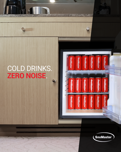SnoMaster - 47L Absorption Minibar Cooler - Black (SMBC-60A)