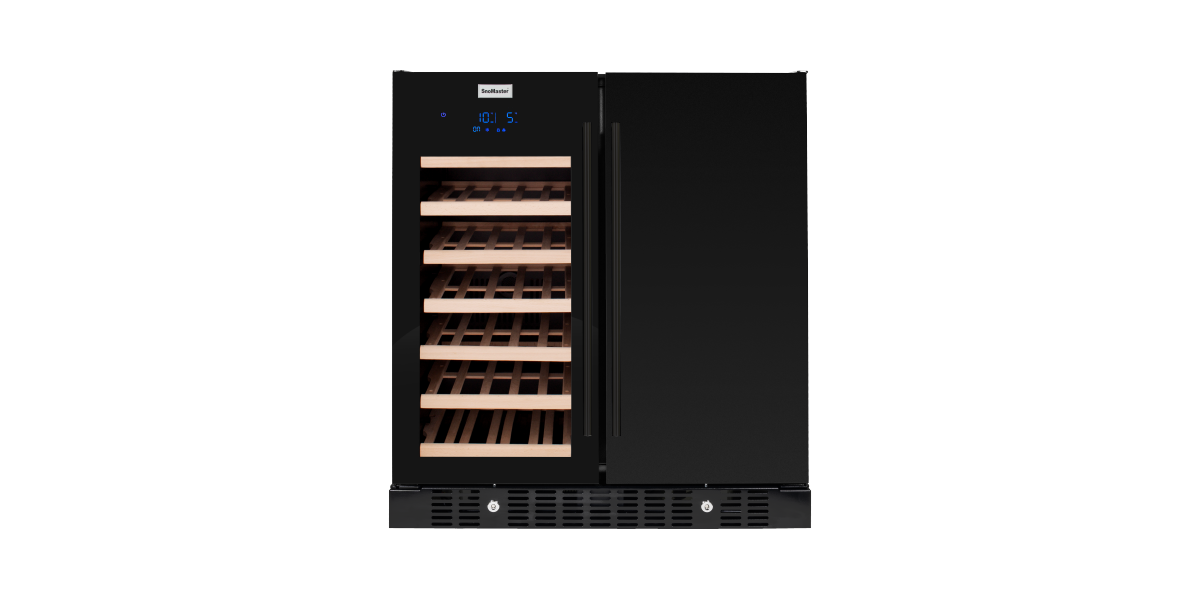 SnoMaster - 95L + 34 Bottle Pro Series Double Door Beverage/Wine Cooler (SMBW-95-34)