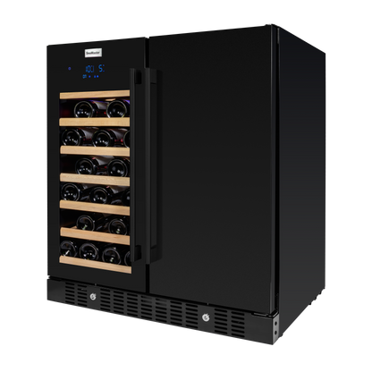 SnoMaster - 95L + 34 Bottle Pro Series Double Door Beverage/Wine Cooler (SMBW-95-34)