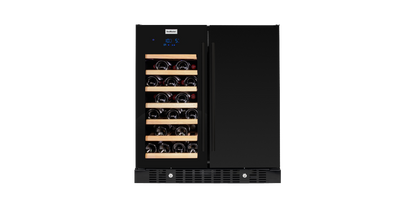 SnoMaster - 95L + 34 Bottle Pro Series Double Door Beverage/Wine Cooler (SMBW-95-34)