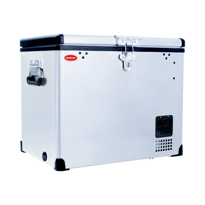 SnoMaster - 40L Single Compartment Mobile Fridge/Freezer AC/DC - Stainless Steel (SMDZ-CL40)