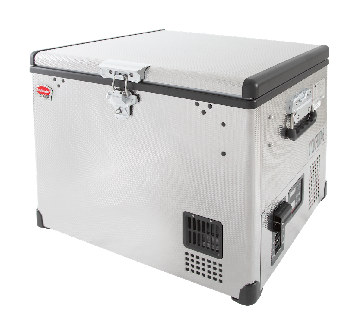 SnoMaster - 40L Single Compartment Mobile Fridge/Freezer AC/DC - Stainless Steel (SMDZ-CL40)
