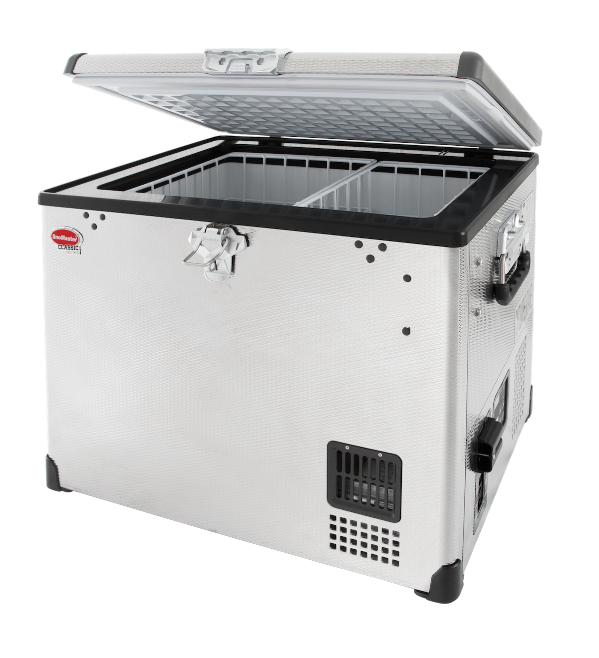 SnoMaster - 40L Single Compartment Mobile Fridge/Freezer AC/DC - Stainless Steel (SMDZ-CL40)