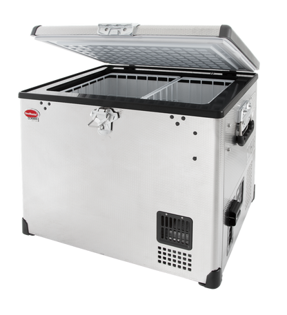 SnoMaster - 40L Single Compartment Mobile Fridge/Freezer AC/DC - Stainless Steel (SMDZ-CL40)