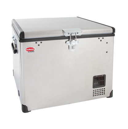 SnoMaster - 40L Single Compartment Mobile Fridge/Freezer AC/DC - Stainless Steel (SMDZ-CL40)