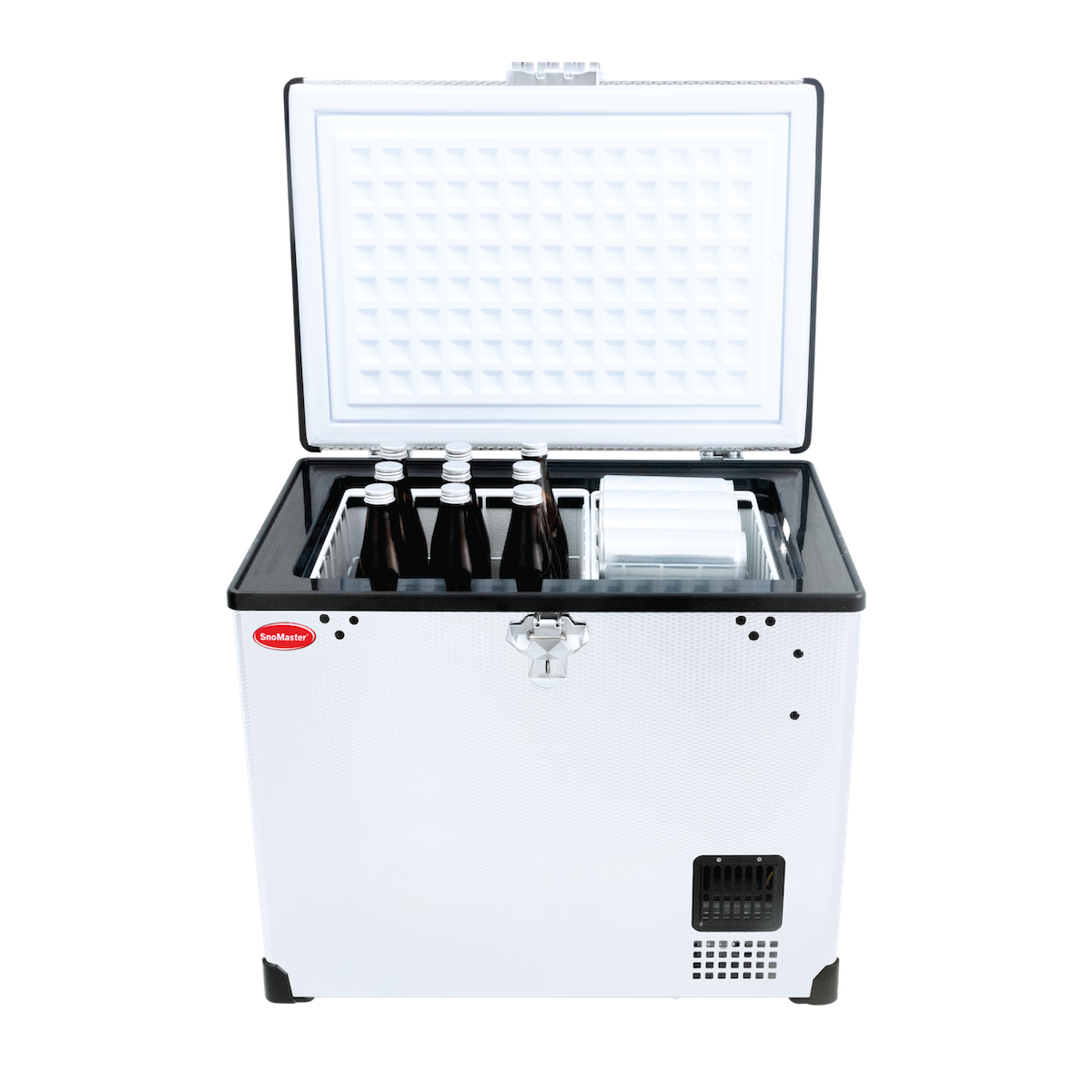 SnoMaster - 40L Single Compartment Mobile Fridge/Freezer AC/DC - Stainless Steel (SMDZ-CL40)