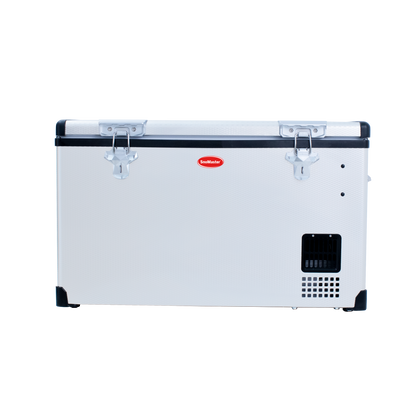 SnoMaster - 65L Low Profile Single Compartment Mobile Fridge/Freezer AC/DC - Stainless Steel (SMDZ-LP65)