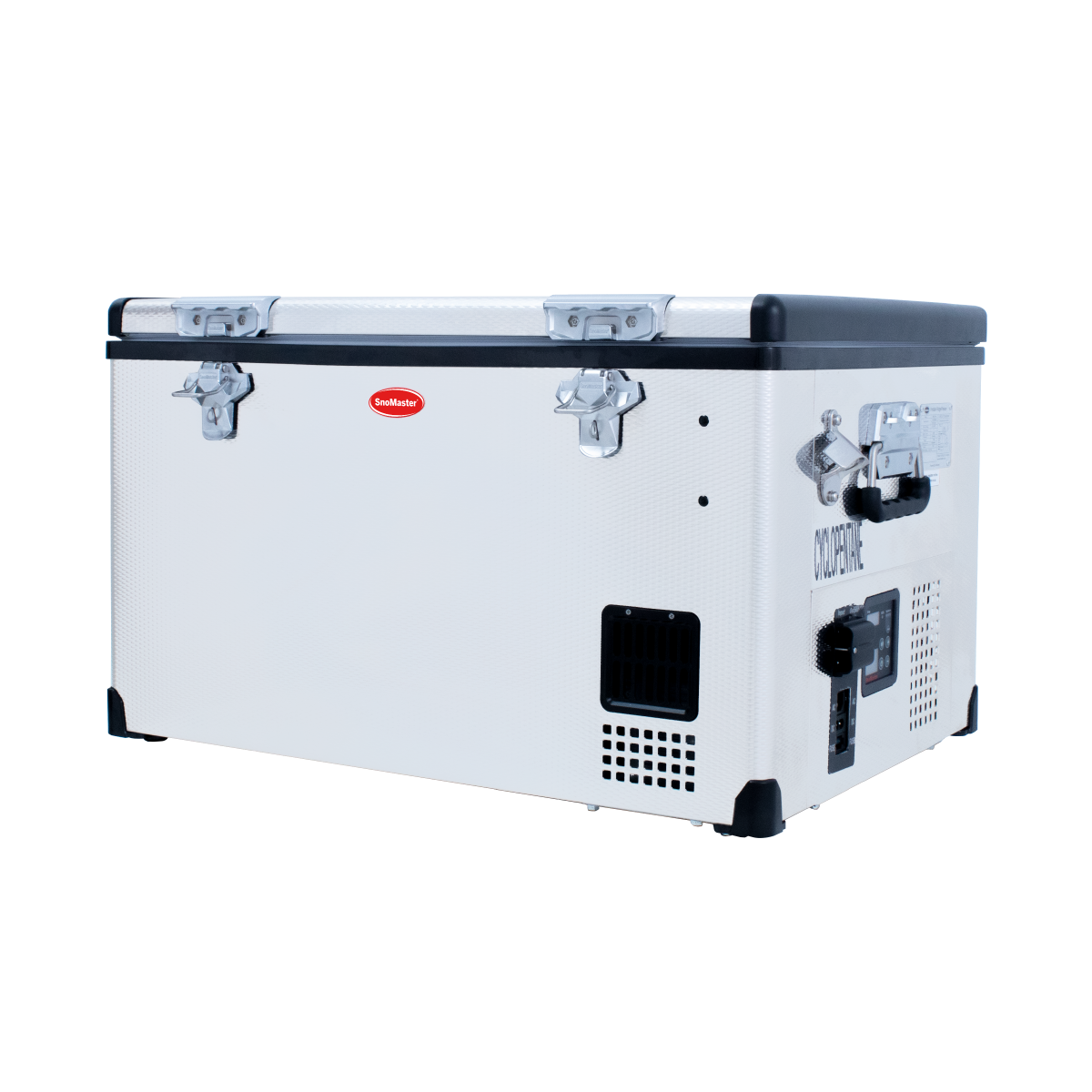 SnoMaster - 65L Low Profile Single Compartment Mobile Fridge/Freezer AC/DC - Stainless Steel (SMDZ-LP65)