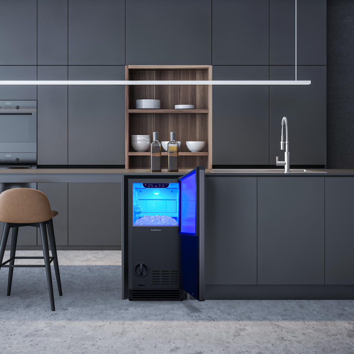 SnoMaster – 30Kg/24Hr Plumbed-in Bullet Type Ice Maker (SMIC-25)