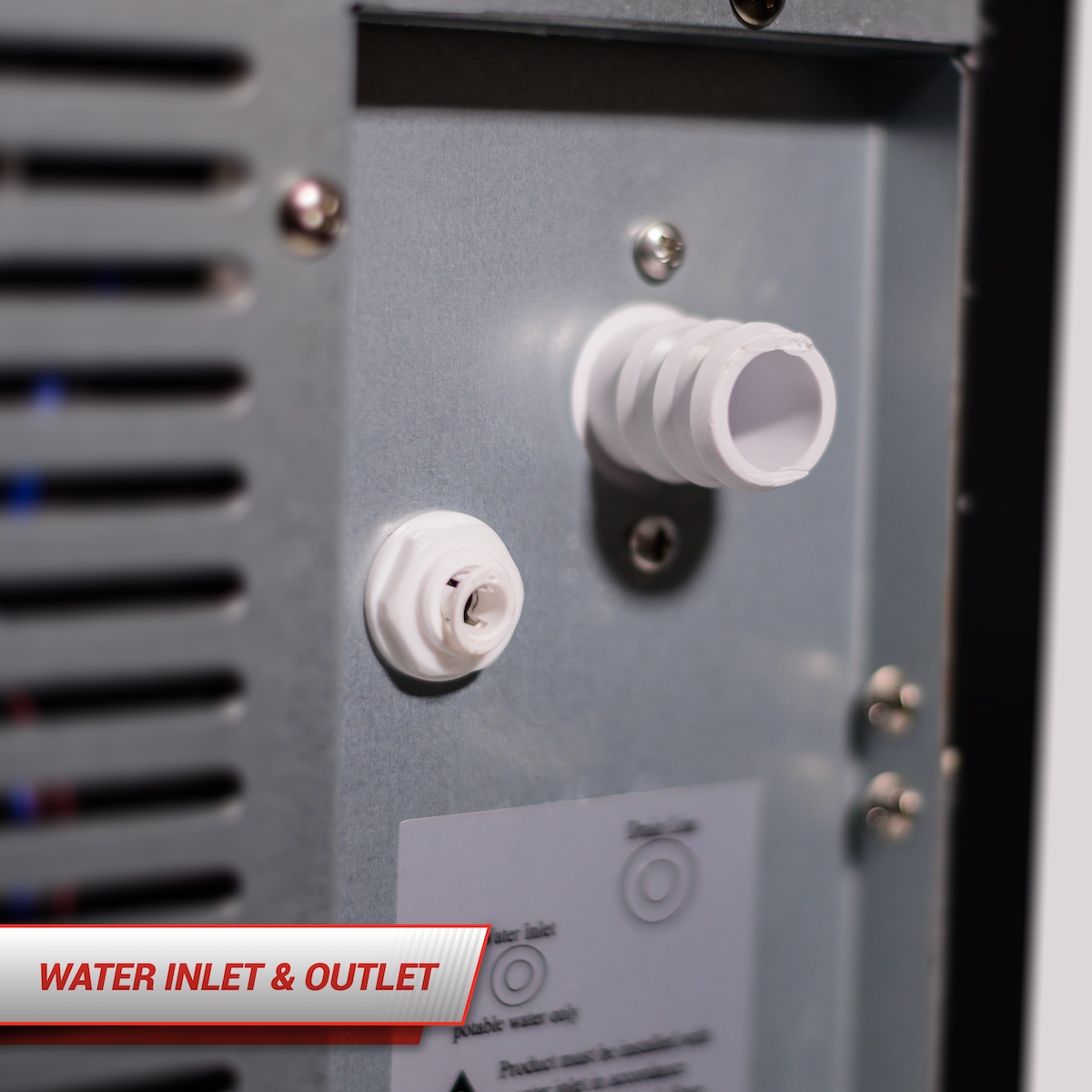 SnoMaster – 30Kg/24Hr Plumbed-in Bullet Type Ice Maker (SMIC-25)