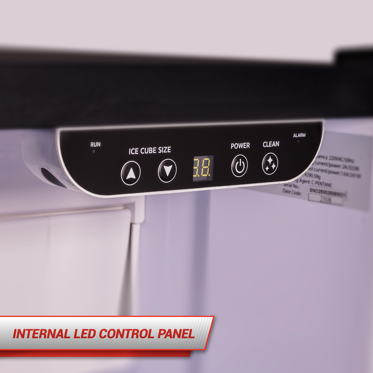 SnoMaster – 30Kg/24Hr Plumbed-in Bullet Type Ice Maker (SMIC-25)