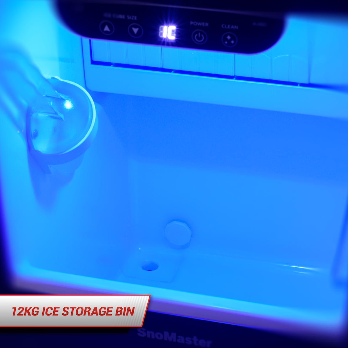 SnoMaster – 30Kg/24Hr Plumbed-in Bullet Type Ice Maker (SMIC-25)