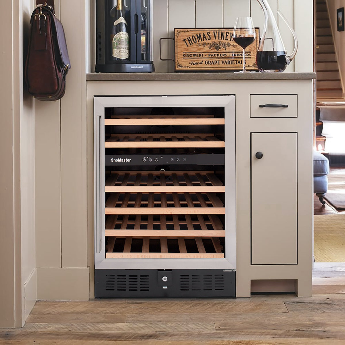 SnoMaster - 46 Bottle Dual Zone Wine Cooler (SMWC-46)