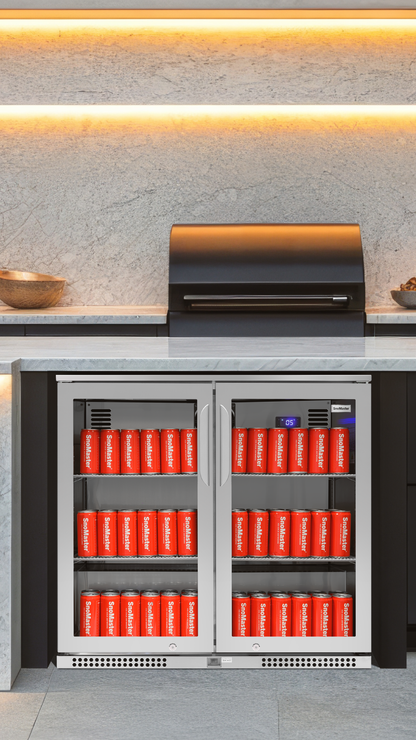 SnoMaster - 200L Under-Counter Beverage Cooler - Stainless Steel (SMBC-200(SS))