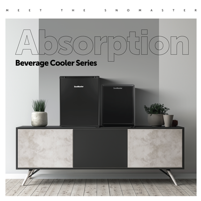 SnoMaster - 28L Absorption Minibar Cooler - Black (SMBC-30A)