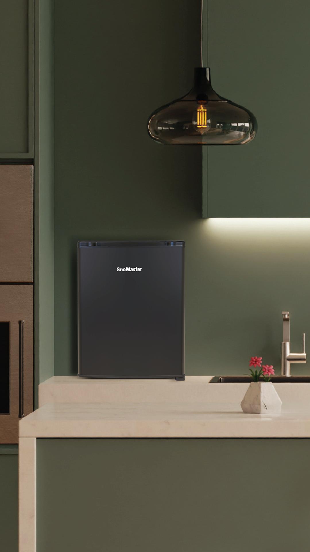 SnoMaster - 47L Absorption Minibar Cooler - Black (SMBC-60A)