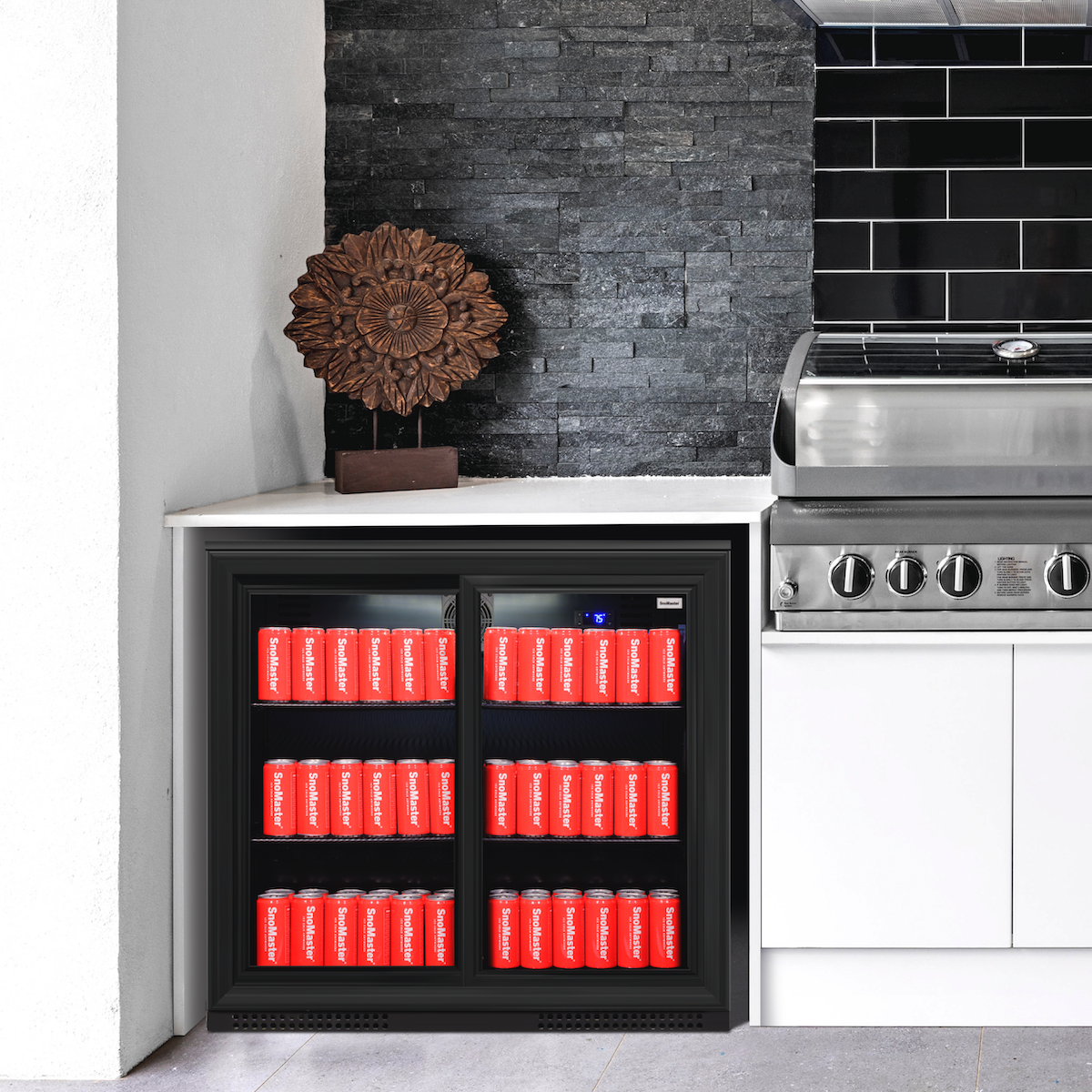 SnoMaster - 200L Under-Counter Sliding Door Beverage Cooler (SMBC-200SL)