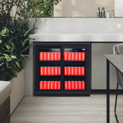 SnoMaster - 200L Under-Counter Sliding Door Beverage Cooler (SMBC-200SL)
