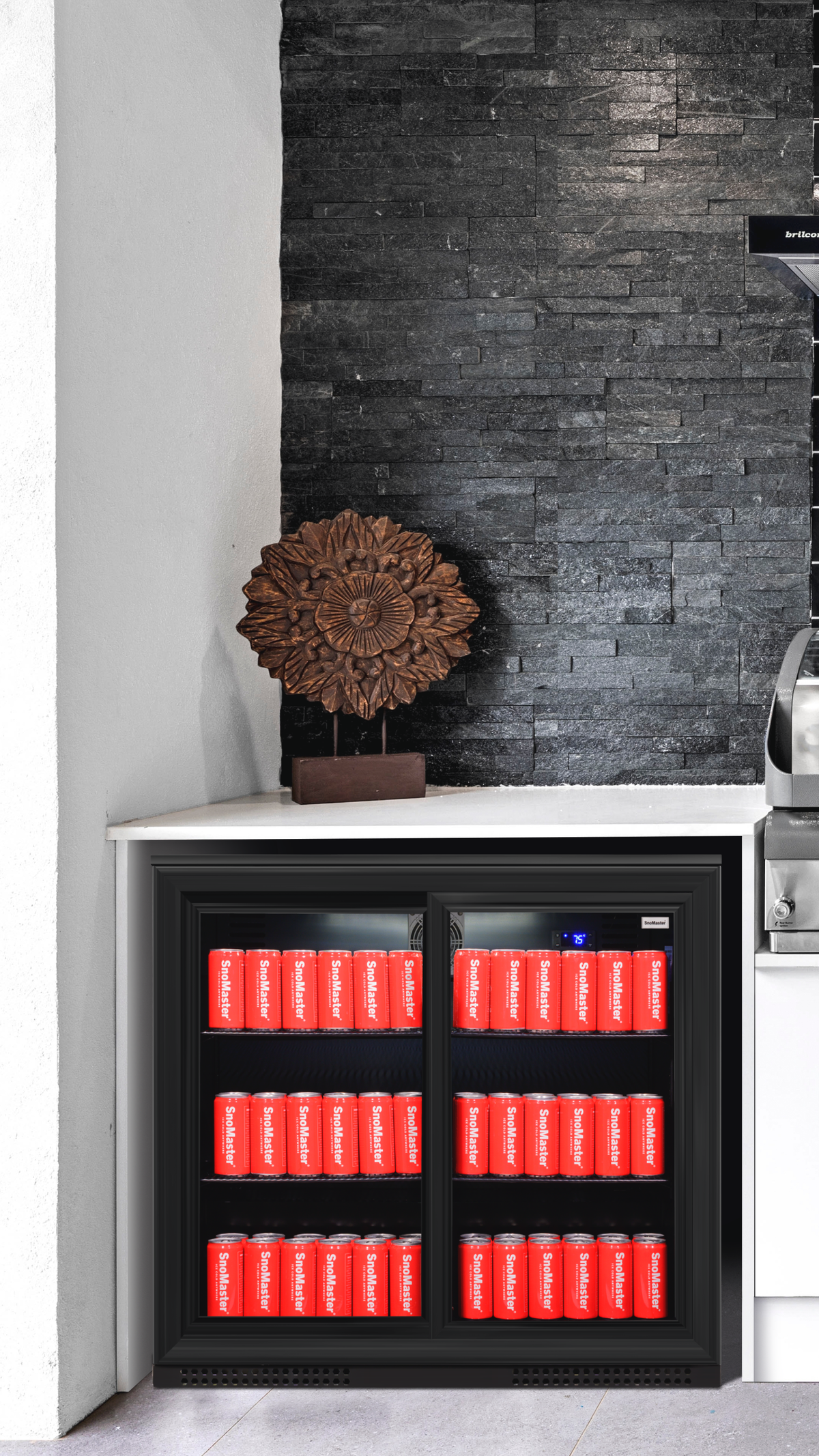 SnoMaster - 200L Under-Counter Sliding Door Beverage Cooler (SMBC-200SL)