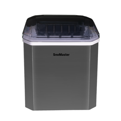 SnoMaster - 12Kg/24Hr Counter-Top Bullet Type Ice-Maker - Stainless Steel (SMIC-12(SS))