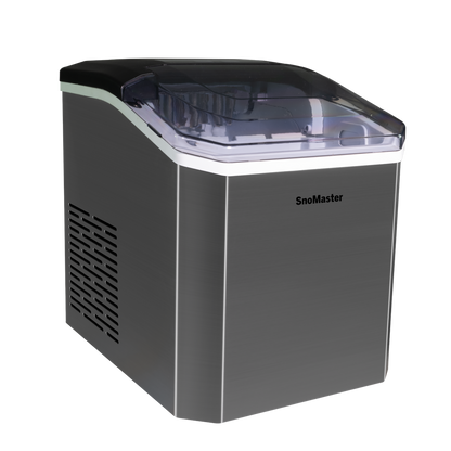 SnoMaster - 12Kg/24Hr Counter-Top Bullet Type Ice-Maker - Stainless Steel (SMIC-12(SS))