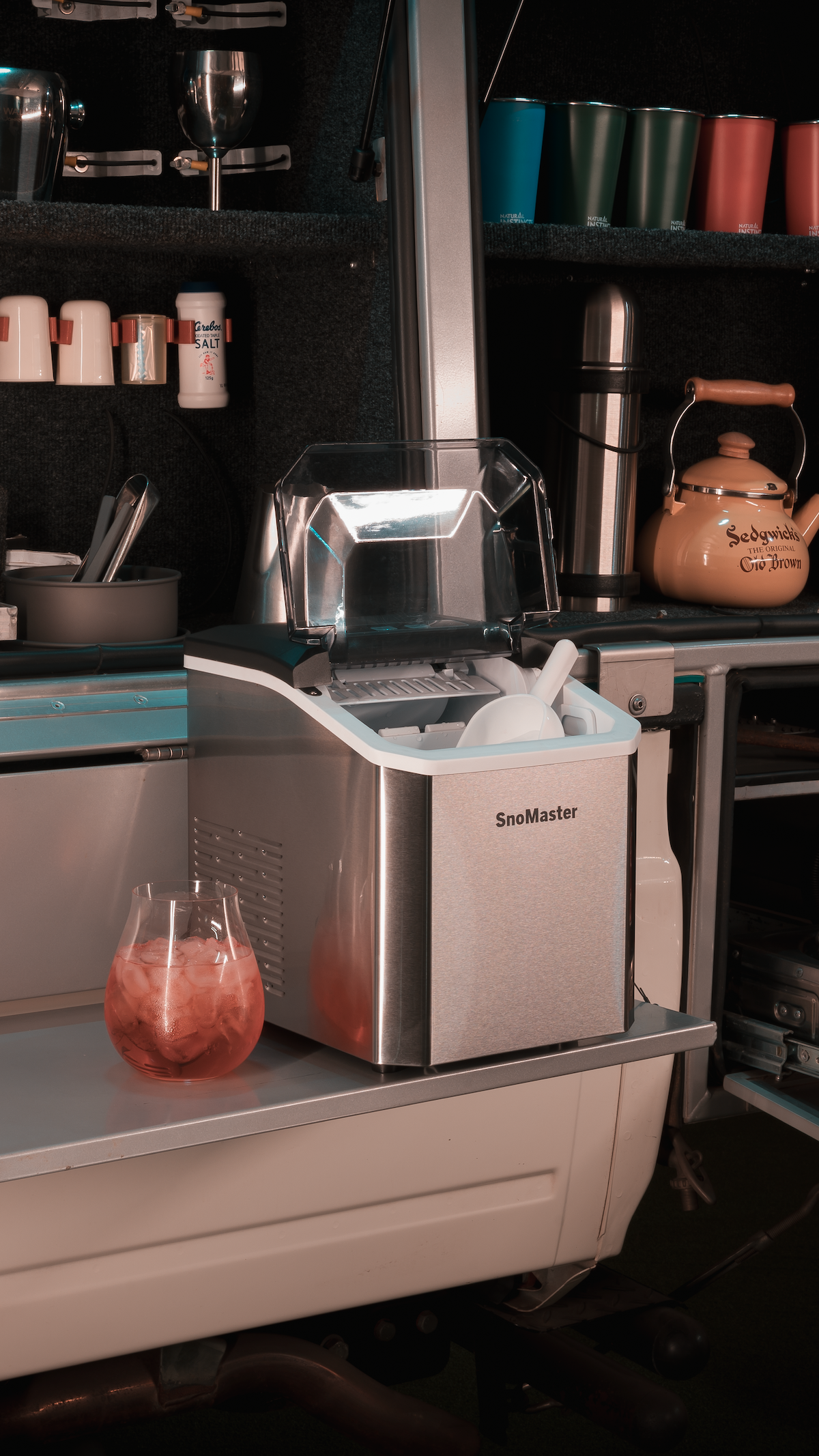 SnoMaster - 12Kg/24Hr Counter-Top Bullet Type Ice-Maker - Stainless Steel (SMIC-12(SS))