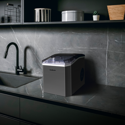 SnoMaster - 12Kg/24Hr Counter-Top Bullet Type Ice-Maker - Stainless Steel (SMIC-12(SS))