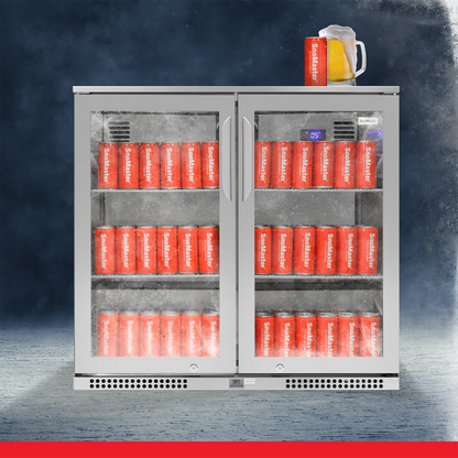 SnoMaster - 200L Under-Counter Beverage Cooler - Stainless Steel (SMBC-200(SS))