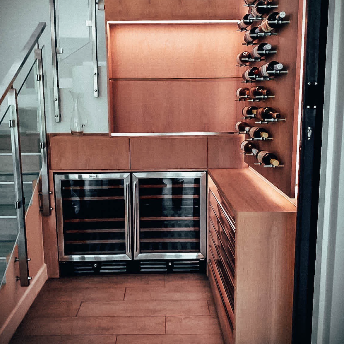 SnoMaster - 46 Bottle Dual Zone Wine Cooler (SMWC-46)