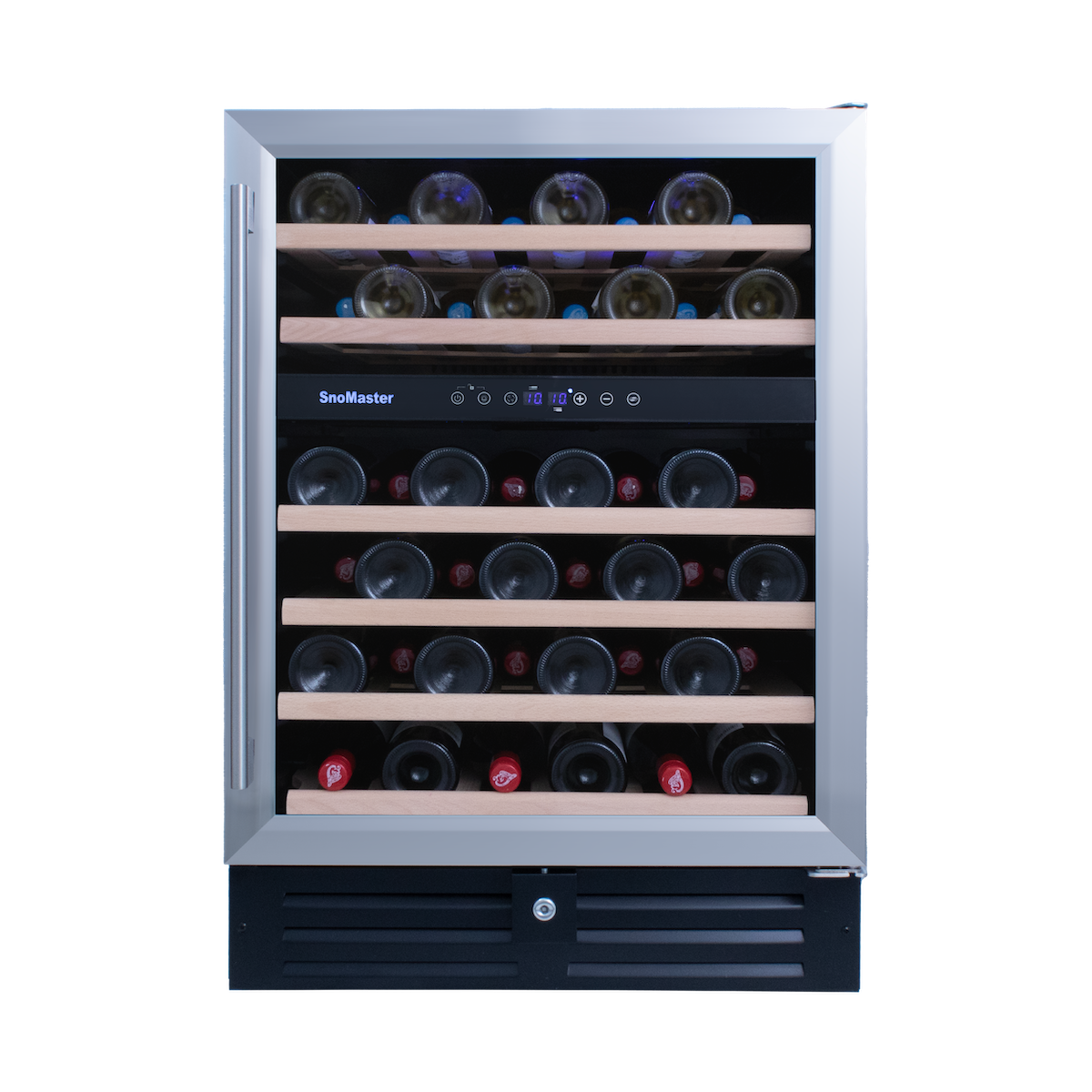 SnoMaster - 46 Bottle Dual Zone Wine Cooler (SMWC-46)