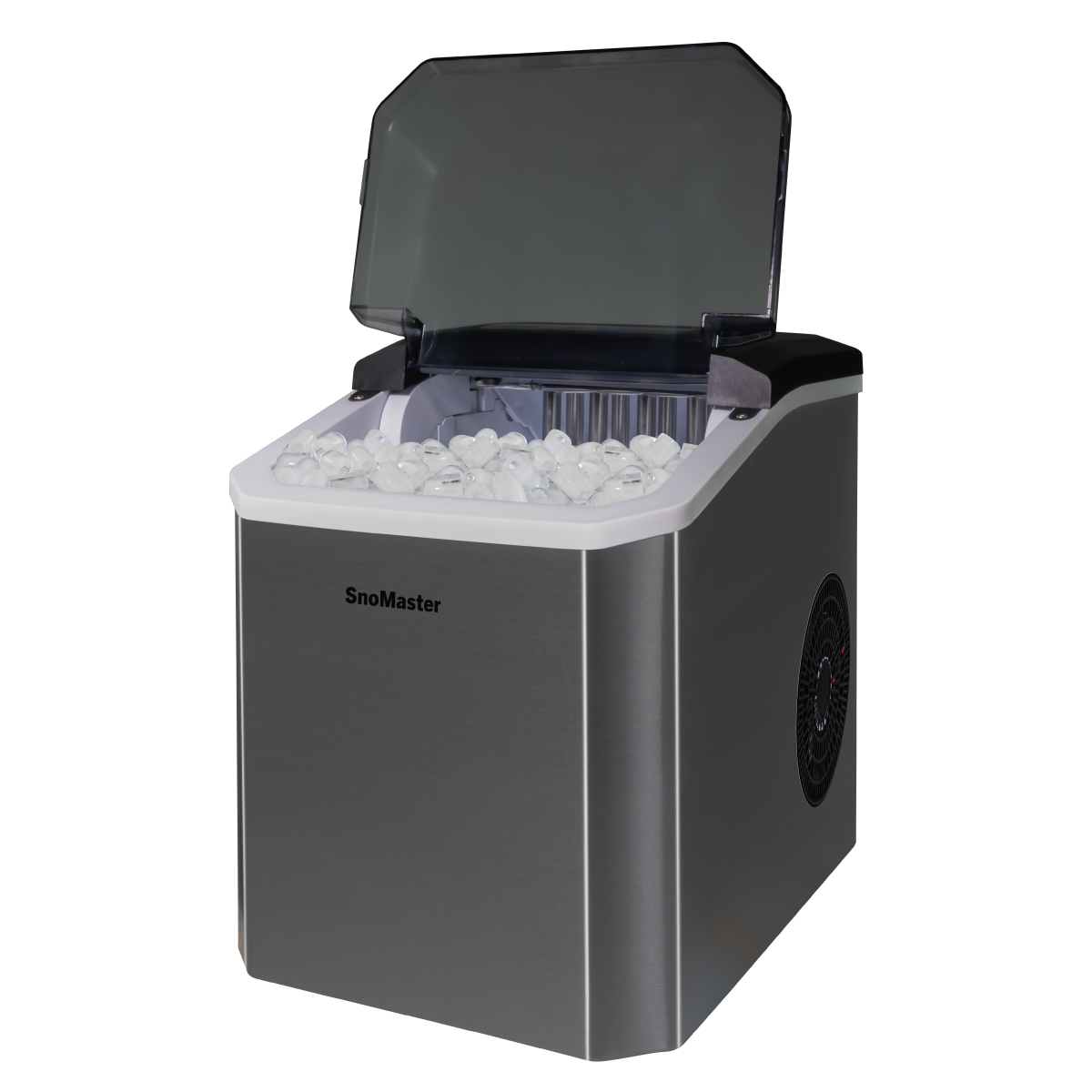 SnoMaster - 12Kg/24Hr Counter-Top Bullet Type Ice-Maker - Stainless Steel (SMIC-12(SS))