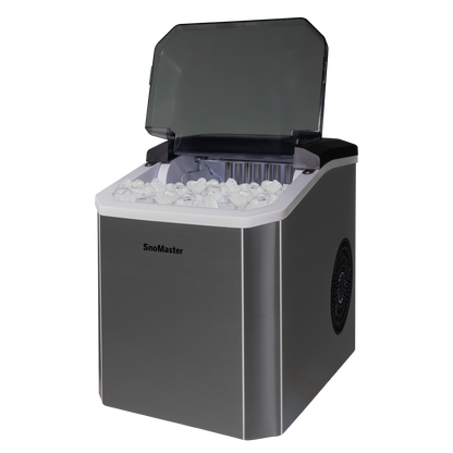 SnoMaster - 12Kg/24Hr Counter-Top Bullet Type Ice-Maker - Stainless Steel (SMIC-12(SS))