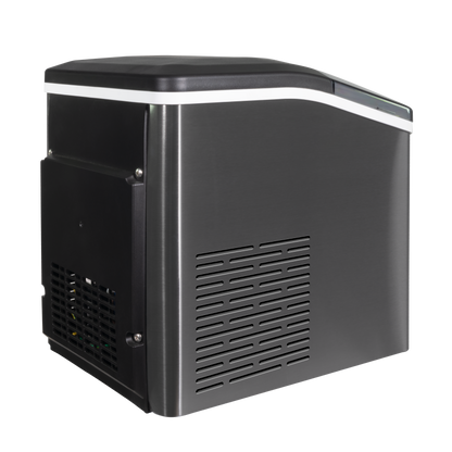 SnoMaster - 12Kg/24Hr Counter-Top Bullet Type Ice-Maker - Stainless Steel (SMIC-12(SS))