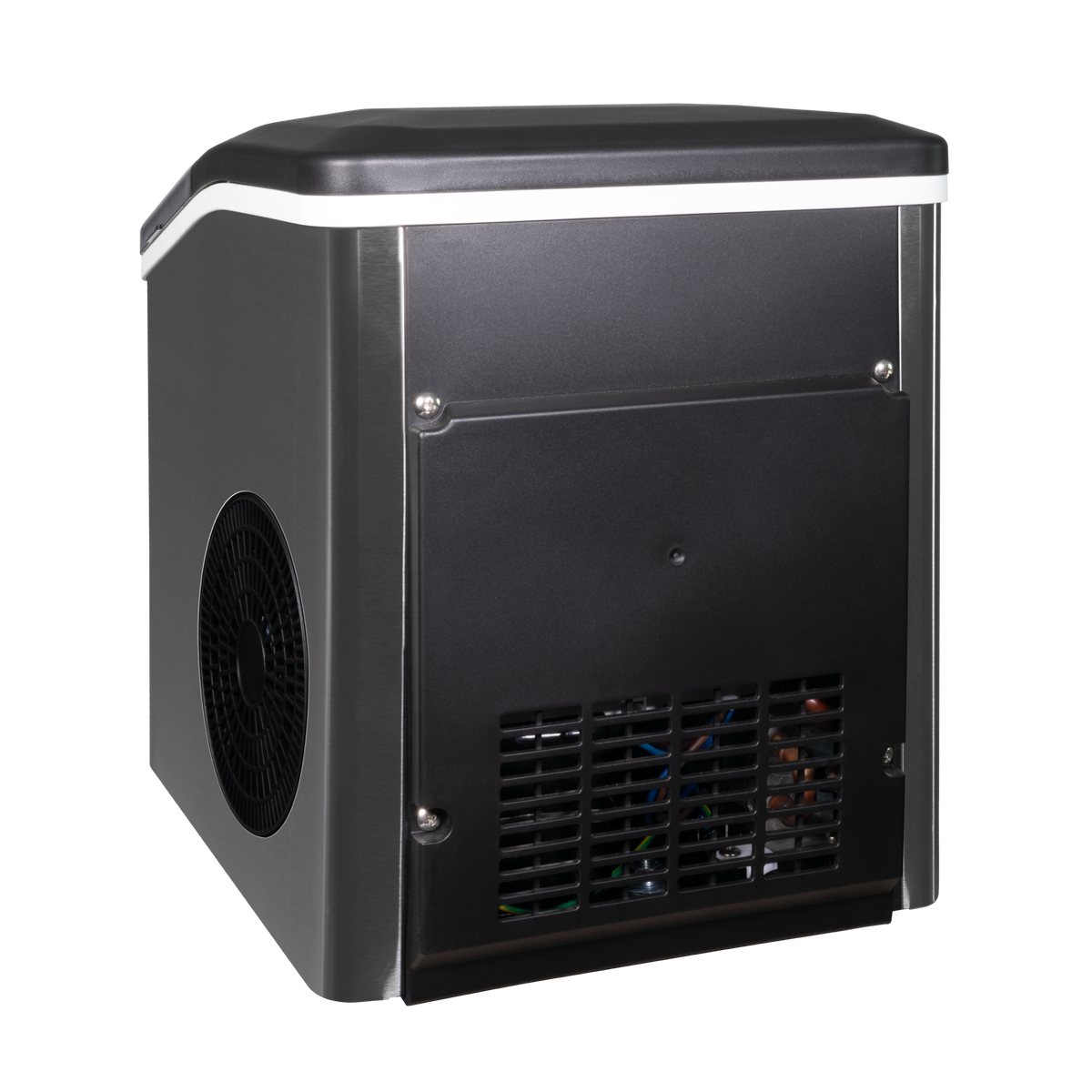 SnoMaster - 12Kg/24Hr Counter-Top Bullet Type Ice-Maker - Stainless Steel (SMIC-12(SS))