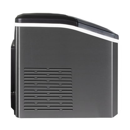 SnoMaster - 12Kg/24Hr Counter-Top Bullet Type Ice-Maker - Stainless Steel (SMIC-12(SS))