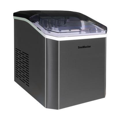 SnoMaster - 12Kg/24Hr Counter-Top Bullet Type Ice-Maker - Stainless Steel (SMIC-12(SS))
