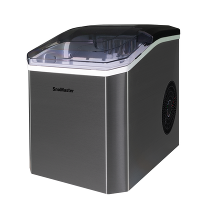 SnoMaster - 12Kg/24Hr Counter-Top Bullet Type Ice-Maker - Stainless Steel (SMIC-12(SS))