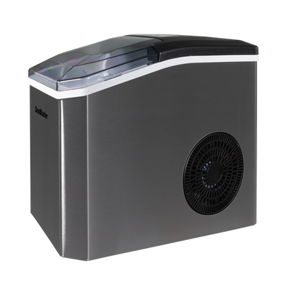 SnoMaster - 12Kg/24Hr Counter-Top Bullet Type Ice-Maker - Stainless Steel (SMIC-12(SS))
