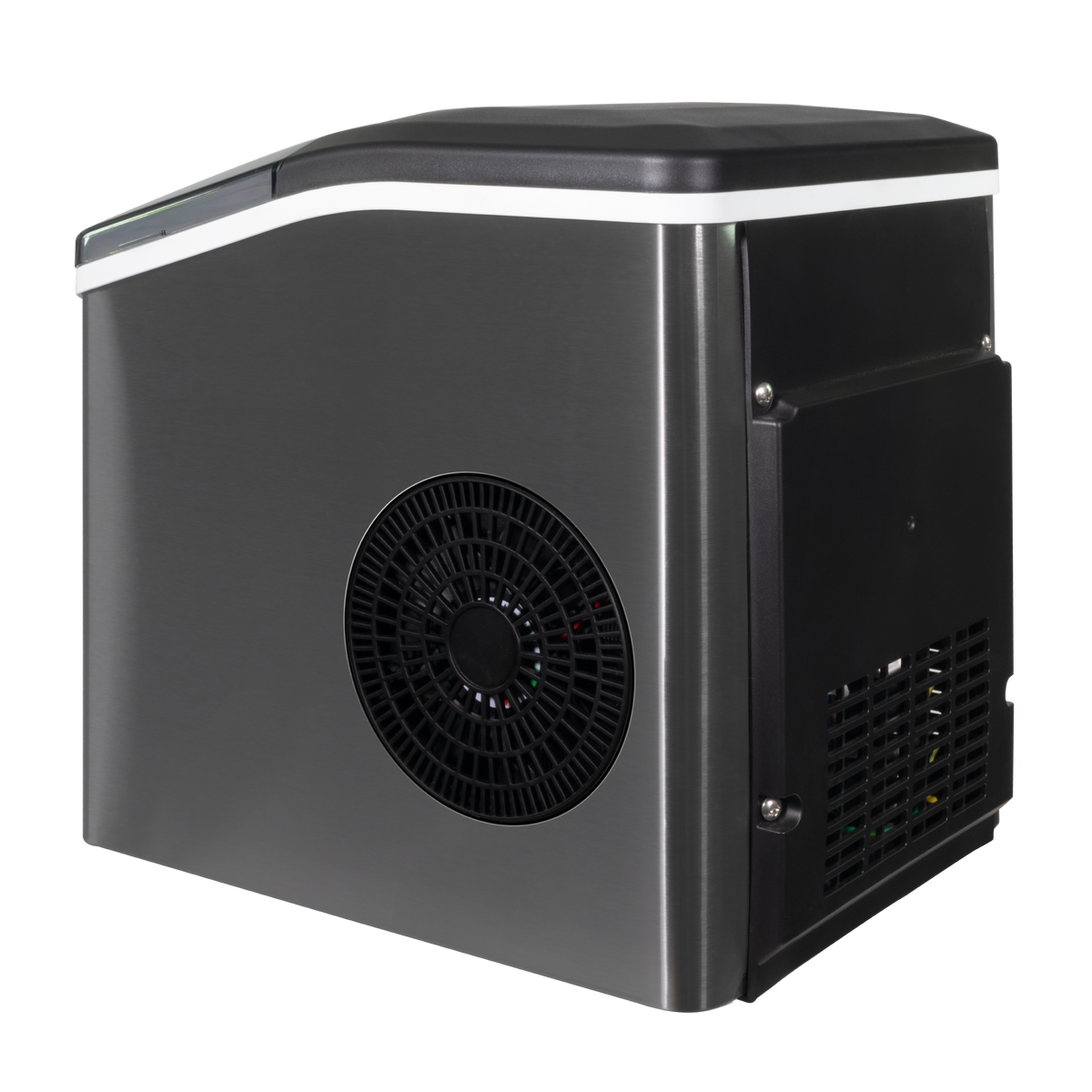 SnoMaster - 12Kg/24Hr Counter-Top Bullet Type Ice-Maker - Stainless Steel (SMIC-12(SS))