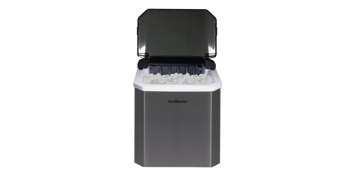 SnoMaster - 12Kg/24Hr Counter-Top Bullet Type Ice-Maker - Stainless Steel (SMIC-12(SS))